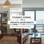 Dormitories vs. Appartment in Istanbul Dormitories vs. Appartment in Istanbul